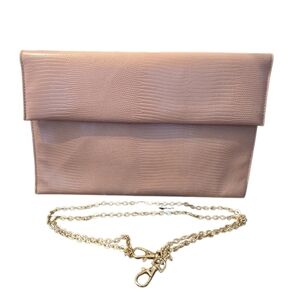 Glitzy It's A Lifestyle Faux Snakeskin Clutch/Crossbody Bag NWT